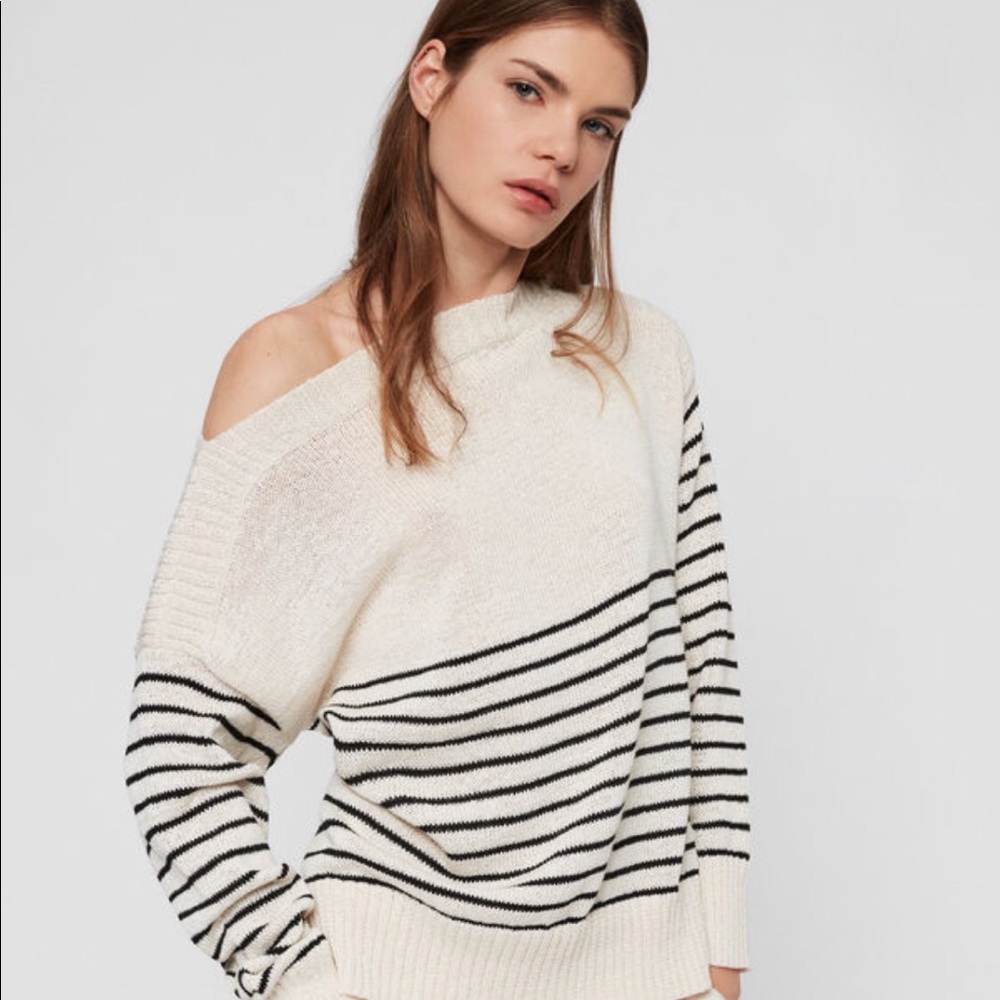 NWT* All Saints Ives Breton Striped Sweater/Jumper